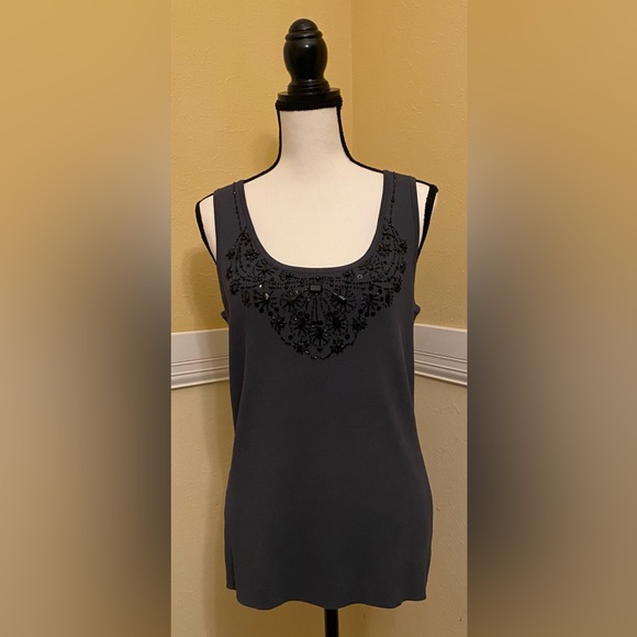 DG 2 Ladies Sweater Tank Top; Large; Dark Gray; NWOT. - Picture 8 of 8